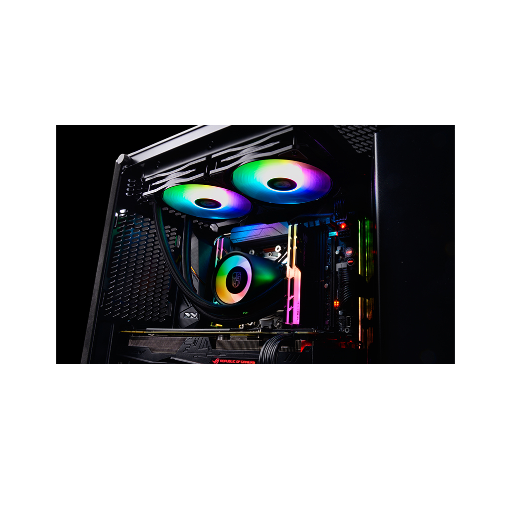 Deepcool castle 280 best sale rgb
